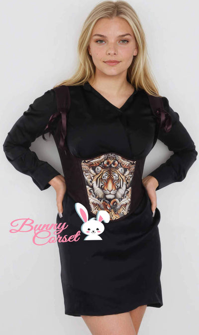 Tabitha Tiger Print Corset