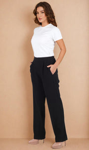 Isadora Pleated Knitted Trouser